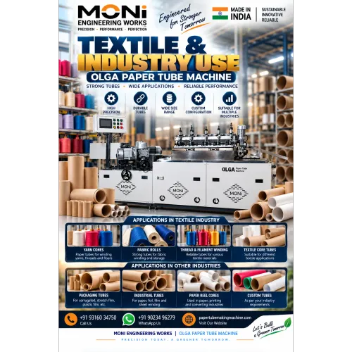 The OLGA Paper Tube Machine by Moni Engineering Wo