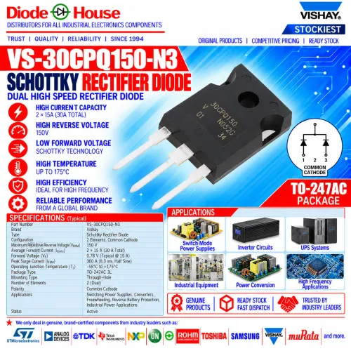 This Vishay VS-30CPQ150-N