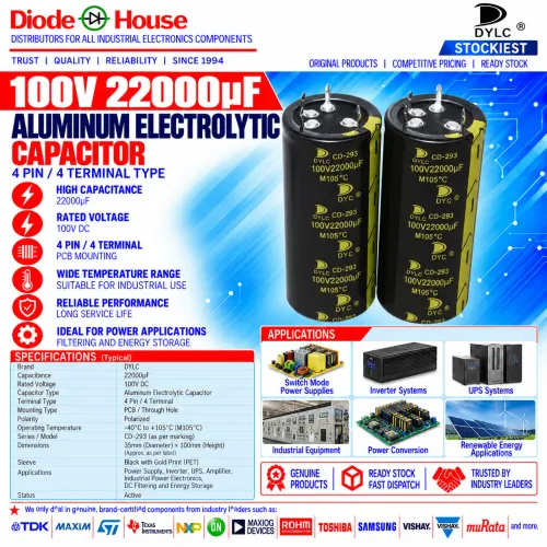 This Dylc 100V 22000uF al