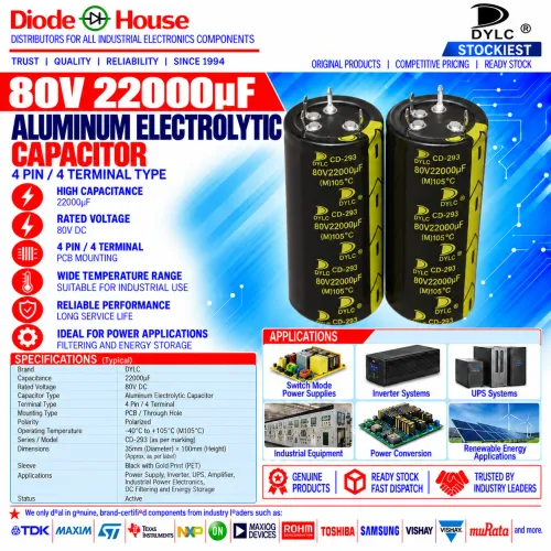These Dylc 80V 22000uF 4