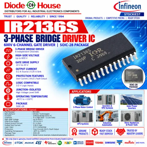 The IR2136S is a high-vol