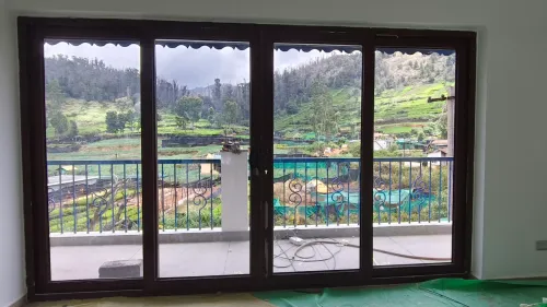 upvc sliding colour French door@coonoor