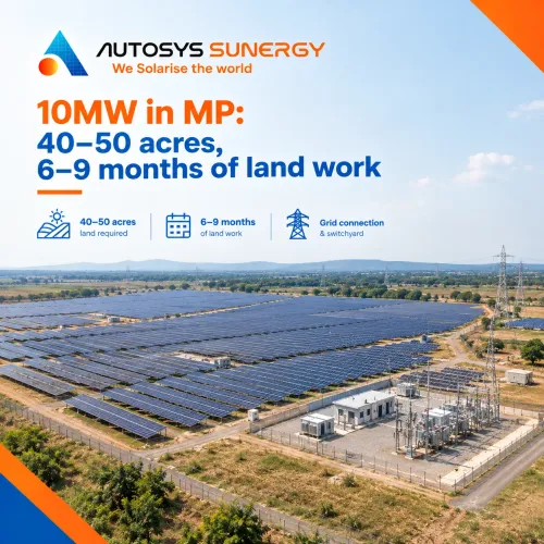 A 10MW solar plant in Mad