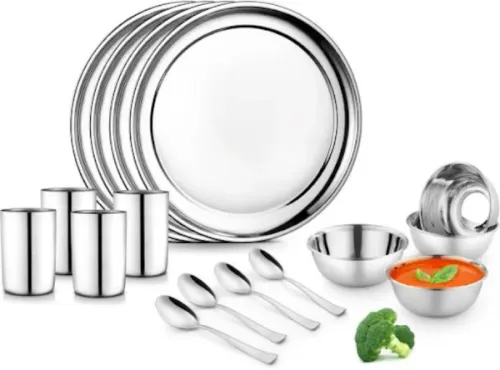 A Steel Dinner Set can serve several purposes. It 