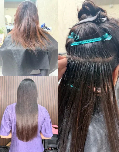 A closer look at the professional hair e