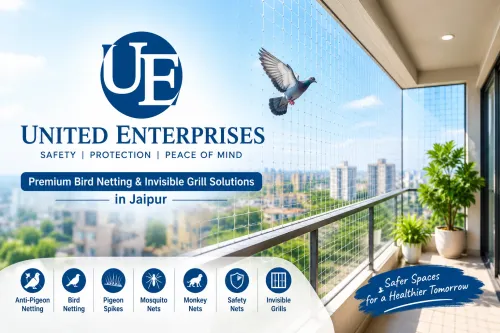 Premium Anti Pigeon Netting & Invisible Grill Solu