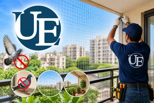 Balcony Pigeon Netting & Bird Protection Services 