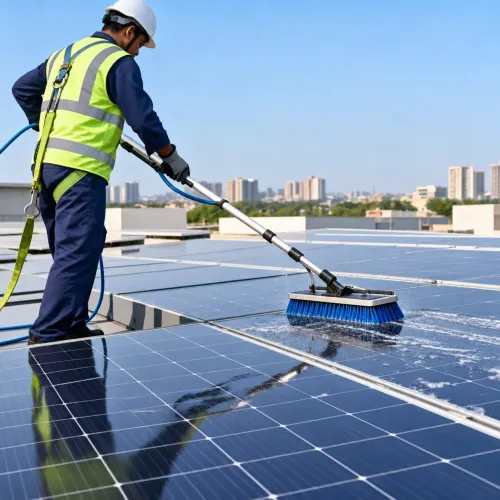 How Solar Panel Cleaning Servi