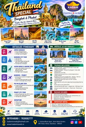 Thailand Tour Package from Vad