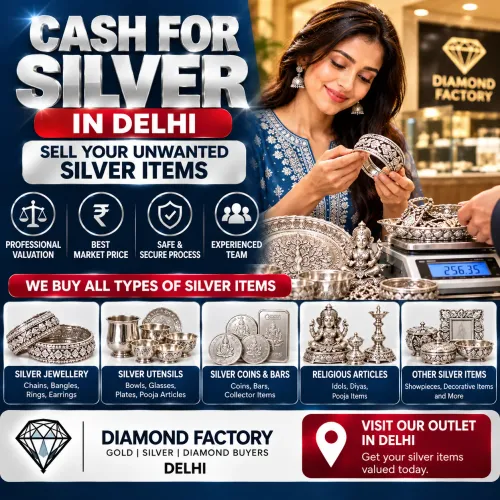 Cash for Silver in Delhi