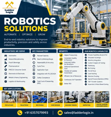 🤖 Robotics Solutions | Ladder LogixTransform yo