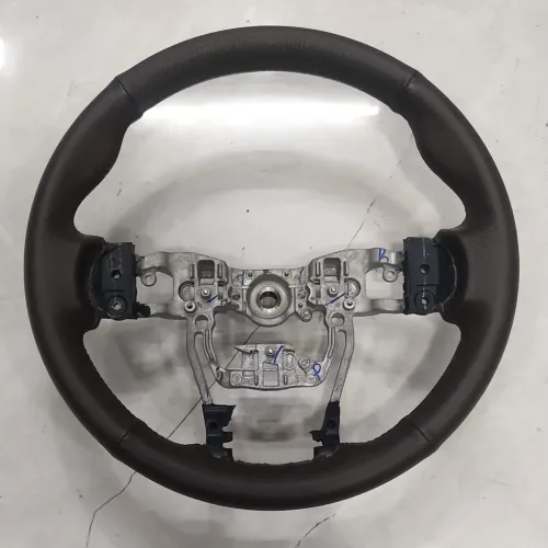 Premium leather steering cover upgrade. A perfect 