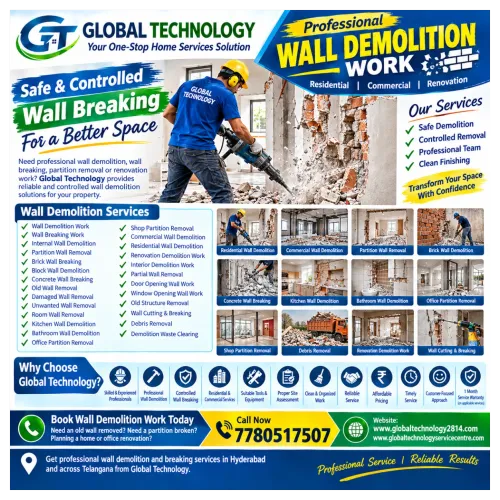 controlled wall breaking solut