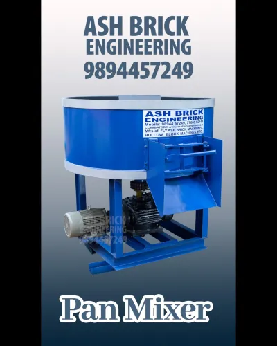 Ashbrick Engineering manufactures pan mixer machin