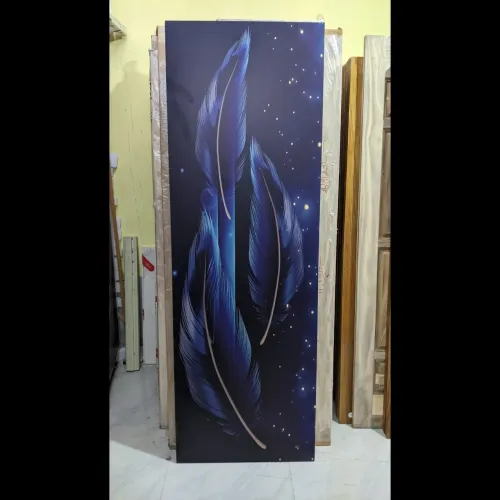 This interior door panel featu