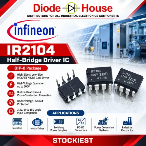 This IR2104 half-bridge d