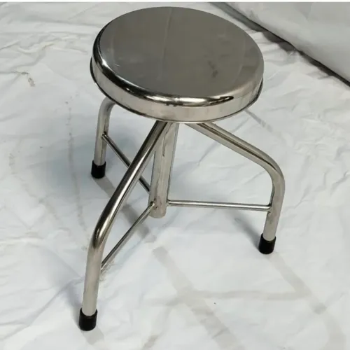 REVOLING STOOL STAINLESS 