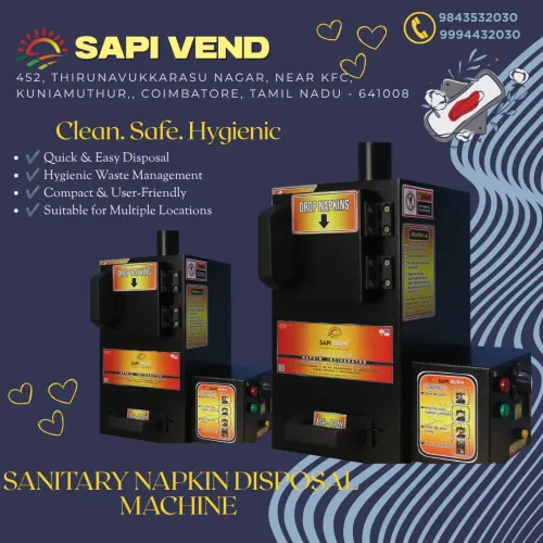  SAPI SANITARY NAPKIN VENDING MACHINE Smart Hygi