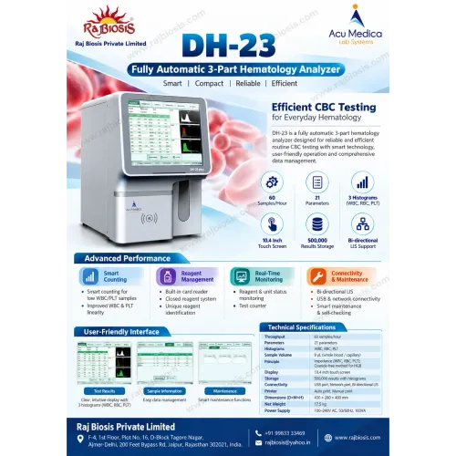 Compact laboratory performance with smart counting