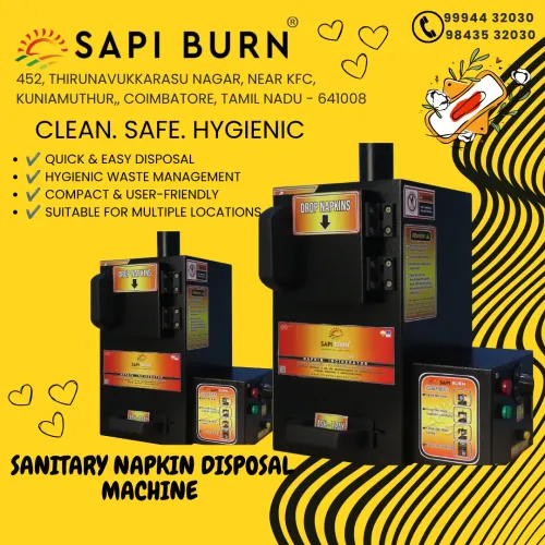 SAPI SANITARY NAPKIN VENDING MACHINE – AVAILABLE 