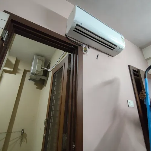 concealed ac piping