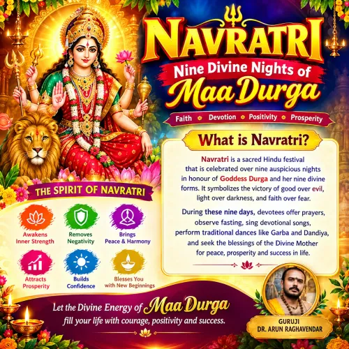 As the sacred nine nights of N
