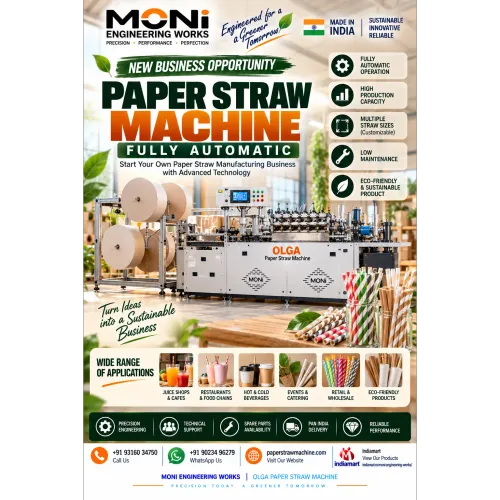 Fully Automatic Paper Straw Machine in India | OLG