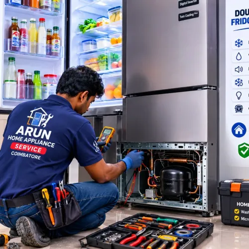 🧊 Double Door Refrigerator Se