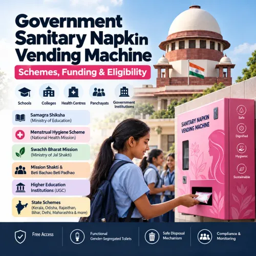 Government Sanitary Napkin Vending Machine: Scheme