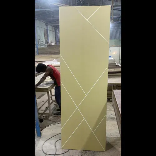A stylish and modern wooden do