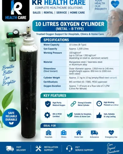 10L Metal Oxygen Cylinder