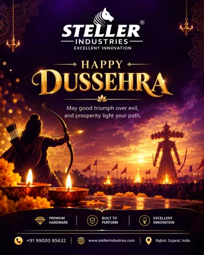 🏹🔥 **Happy Dussehra from STELLER Industries!** �