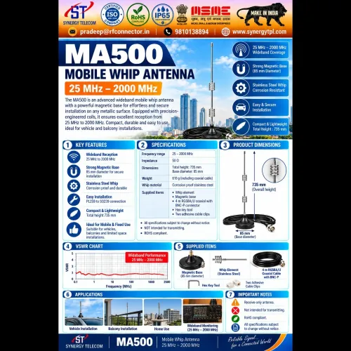 MA500 Mobile Whip Antenna