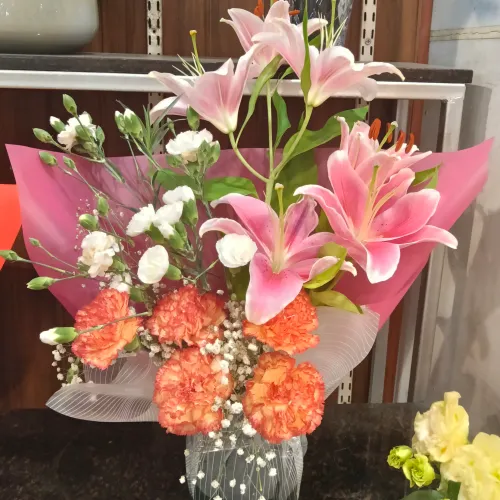 💐 खूबसूरत Pink Lilies और Oran