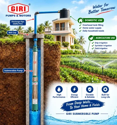 Giri Pumps Submersible Pump – From Deep Wells to Y