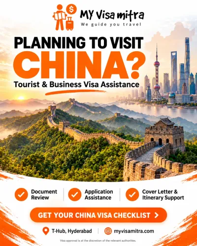 China Visa Agents in Hyderabad