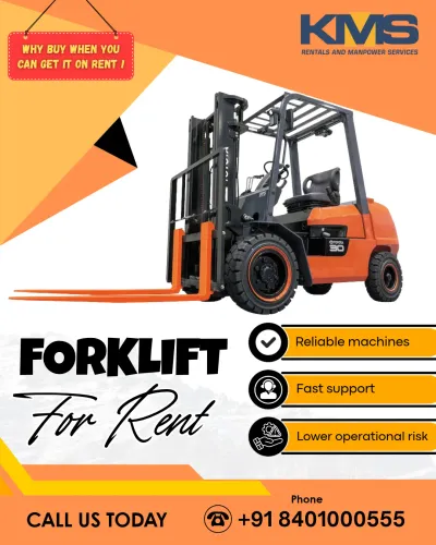 Looking for a reliable forklift on rent? KMS Renta