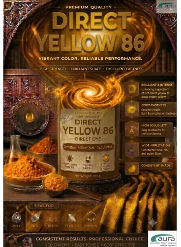 Direct Yellow 86 is a yellow direct dye for suitab