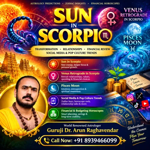 Sun in Scorpio, Venus Retrogra
