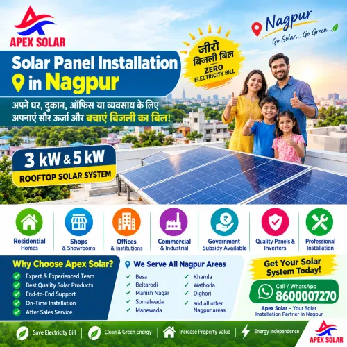 # Solar Panel Installation in Nagpur – Apex Solar 