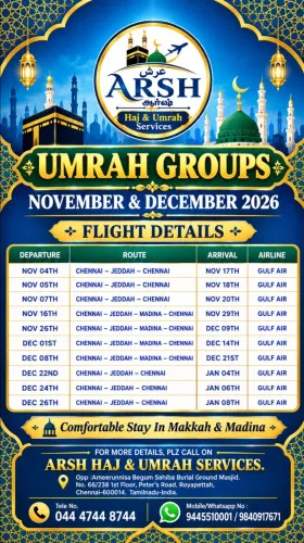 book your umrah package now...