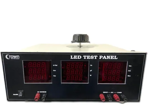 CROWN LED TEST PANEL in Delhi  with A-thd AC Sourc