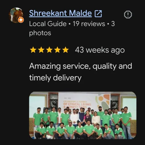 Our client Shreekant Malde’s amazing review—
