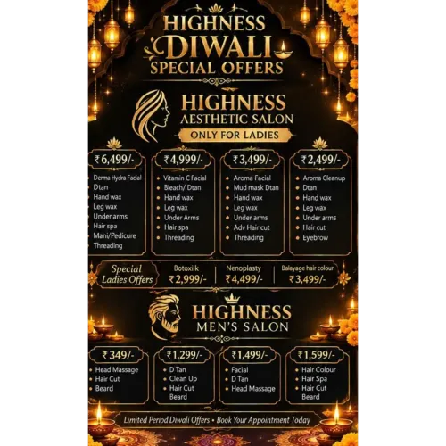 THIS DIWALI, GLOW WITH HIGHNESS! 🪔

Cel
