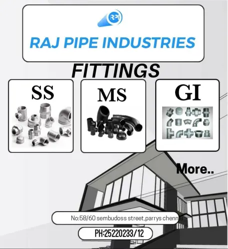Pipe Fittings Mild Steel, Galvanized Steel and Sta