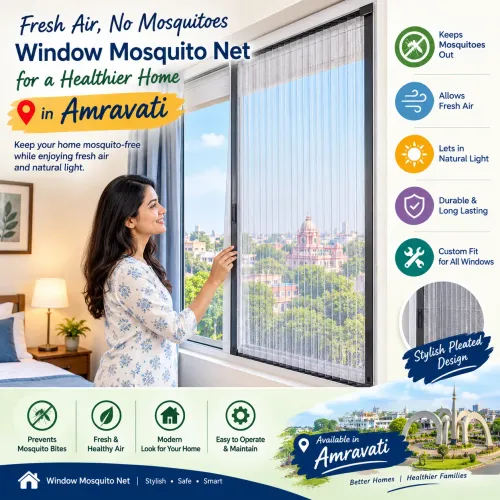 Pleated Mosquito Nets in AmravatiProtect your ho