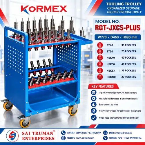 The KORMEX Tooling Trolley Model RGT-JXCS-PLUS is 