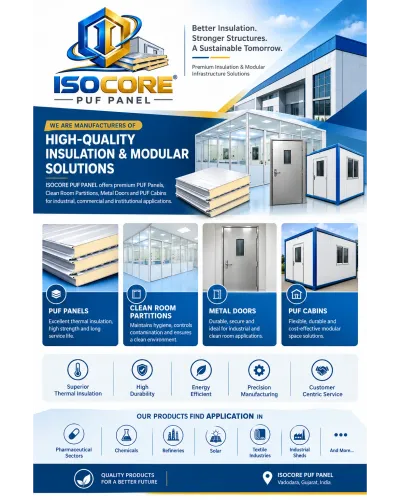 ISOCORE PUF PANELBetter Insulation. Stronger Str