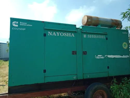 SILENT DG SET 125 KVA RENTAL IN VADODARA ⚡ Require
