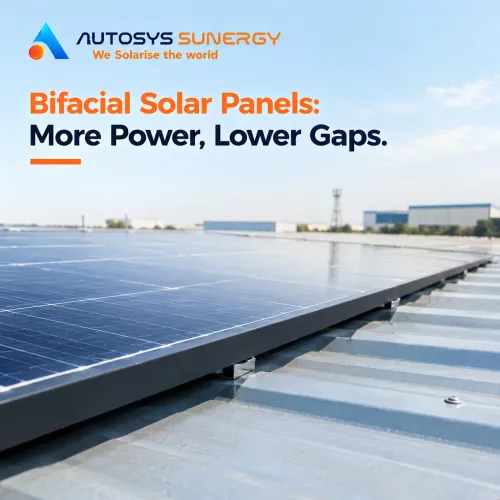 Bifacial solar panels in